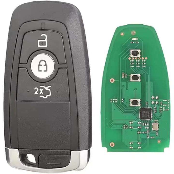 Clé vierge Ford 3 boutons ID49 HITAG Pro, fréquence 433 MHz, à programmer