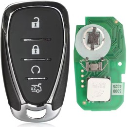 Télécommande Chevrolet 4 boutons 433 MHz ASK avec transpondeur HITAG 2 ID46 PCF7937 et lame HU100 – clé vierge à programmer