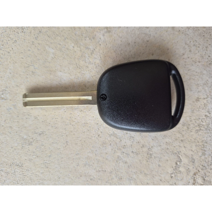 Clé vierge Lexus 2 boutons avec transpondeur 4D68, fréquence 433 MHz, lame Toy48, à programmer - face arrière