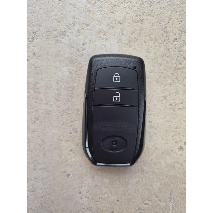 Clé vierge Toyota 2 boutons avec transpondeur B3H2K2R, fréquence 433 MHz, à programmer. face avant
