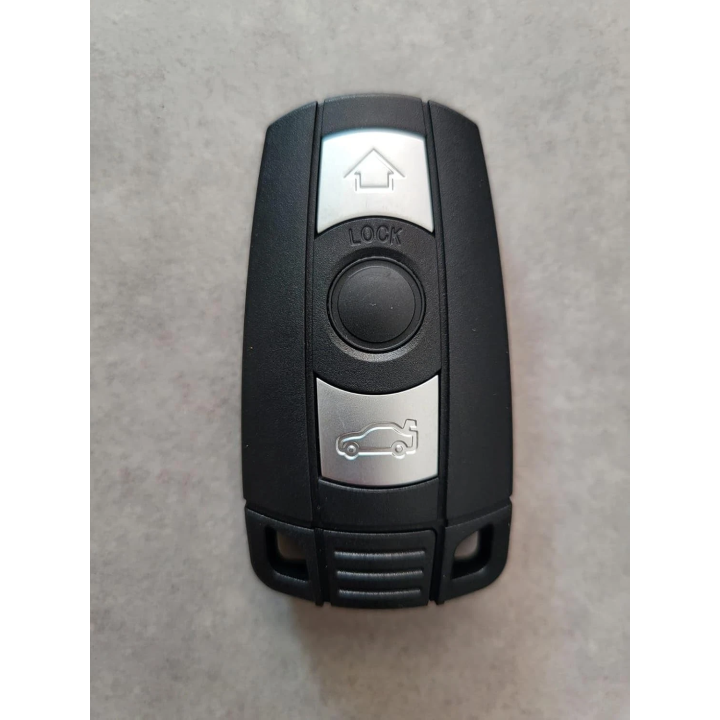 Clé vierge BMW 3 boutons avec transpondeur CAS3 PCF7953, fréquence 434 MHz, à programmer. face avant
