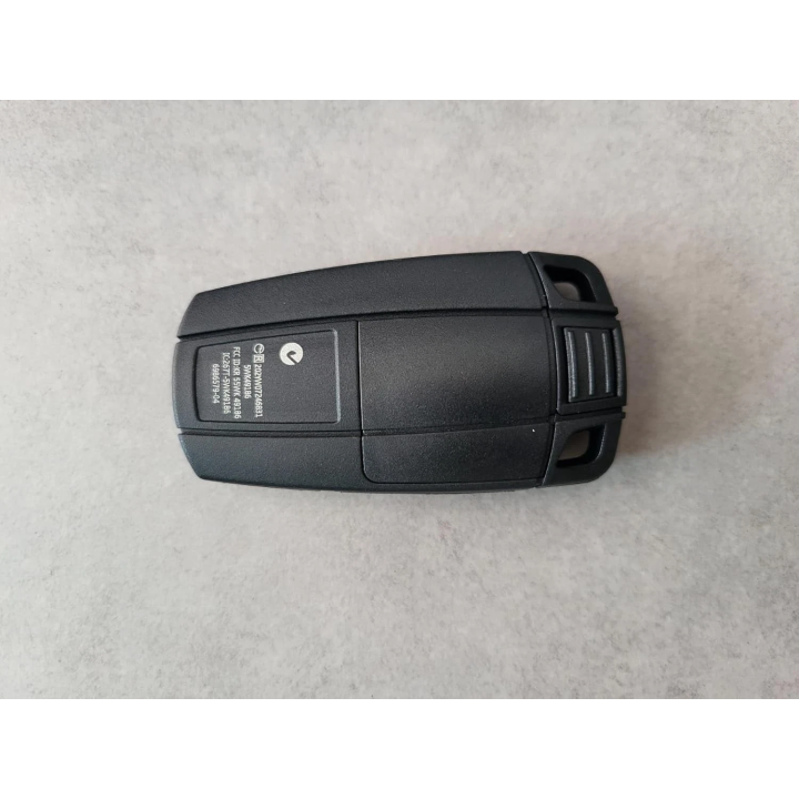 Clé vierge BMW 3 boutons avec transpondeur CAS3 PCF7953, fréquence 434 MHz, à programmer. face arrière