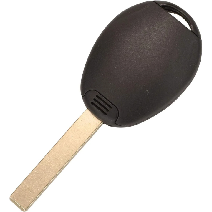 Clé vierge Mini Cooper 2 boutons avec transpondeur ID46 PCF7931, fréquence 433 MHz, à programmer. face arrière
