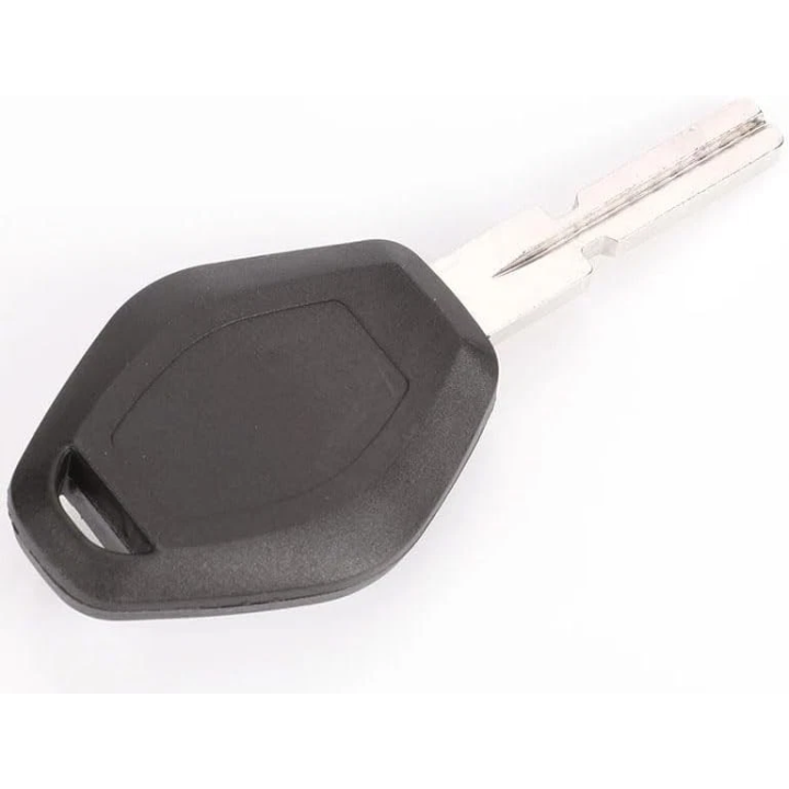 Clé vierge BMW 2 boutons avec transpondeur ID44 PCF7935, lame HU58 et fréquence 433 MHz, à programmer. face arrière