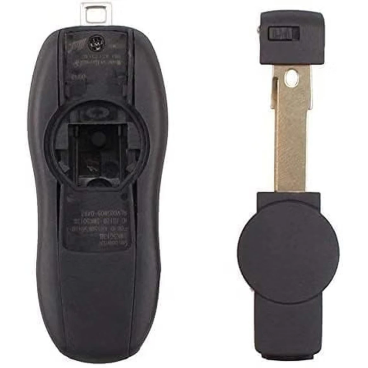 Clé vierge Porsche 4 boutons avec transpondeur ID49, fréquence 433 MHz, à programmer - face arrière