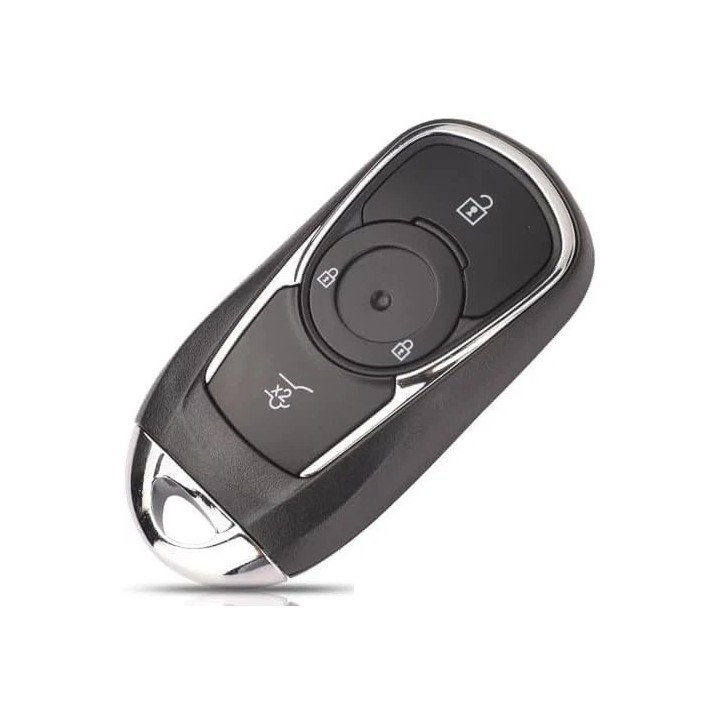 Télécommande Opel 4 boutons 433 MHz avec transpondeur ID46 ASK – clé vierge à programmer - face avant