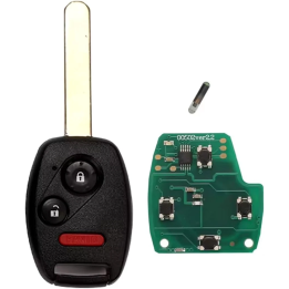 Clé vierge Honda 3 boutons ID48 433 MHz – Lame G – télécommande à programmer