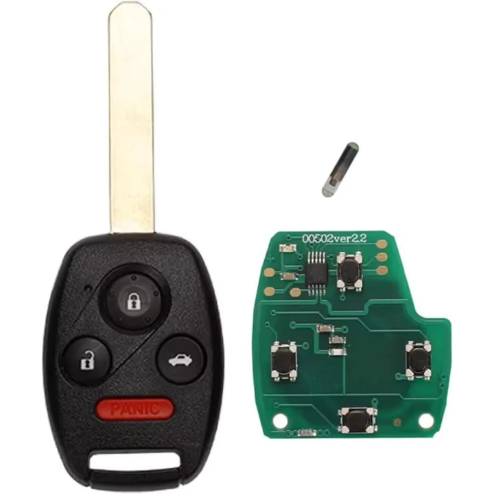 Clé vierge Honda 4 boutons ID48 433 MHz – Lame G – télécommande à programmer