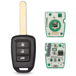 Clé vierge Honda 3 boutons ID47 433 MHz – Lame HON66 – télécommande à programmer