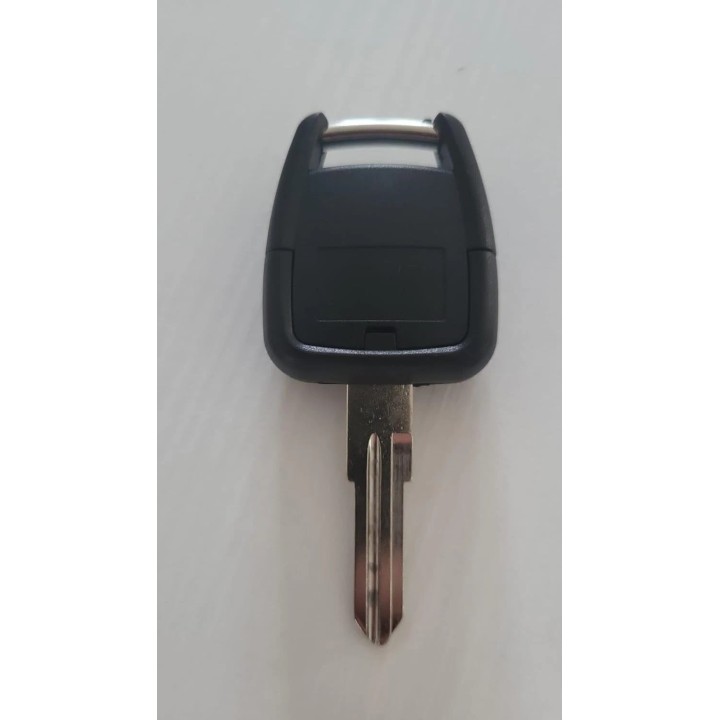 Télécommande Opel 2 boutons 433 MHz avec transpondeur ASK ID40 et lame HU46 – clé vierge à programmer - face arrière