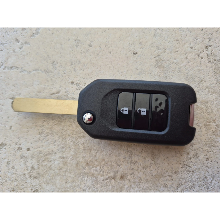 Clé vierge Honda 2 boutons ID47 433 MHz – Lame G HLIK6-3T – télécommande à programmer – face avant