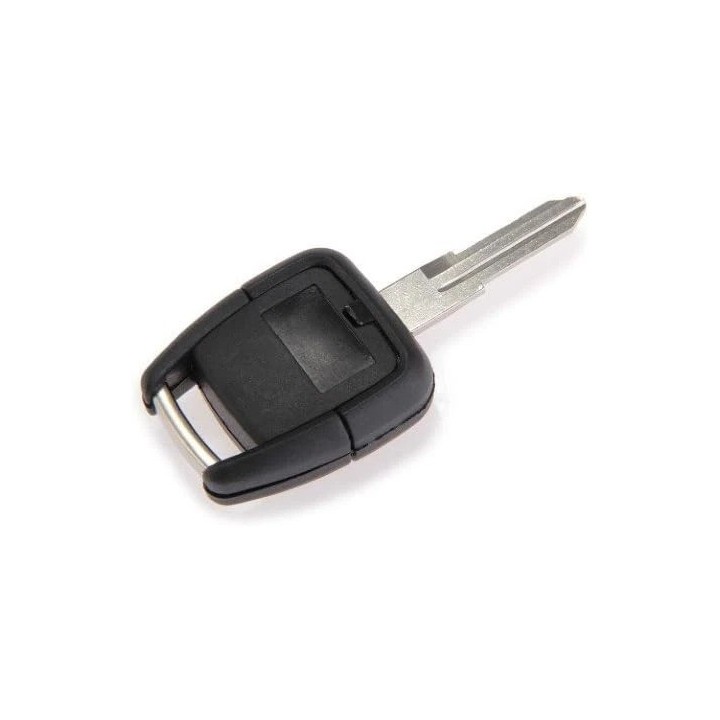 Télécommande Opel 2 boutons 433 MHz avec transpondeur ASK ID40 et lame HU46 – clé vierge à programmer - vue de côté