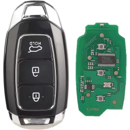 Clé vierge Hyundai Kona 3 boutons ID47 HITAG 3 433 MHz – réf. 95440-J9100 – télécommande à programmer