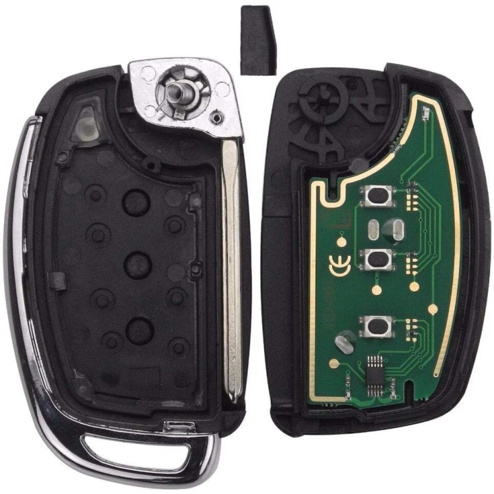 Clé vierge Hyundai 3 boutons – Lame Toy40 – télécommande à programmer - intérieur