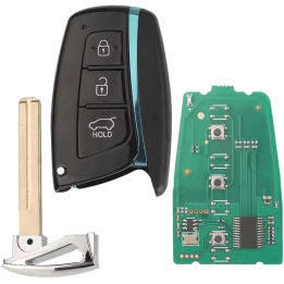 Clé vierge Hyundai 3 boutons ID46 PCF7945A Hitag 2 433 MHz – Lame Toy40 – télécommande à programmer