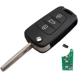 Clé Hyundai 3 boutons ID46 FSK 433 MHz – Lame Toy40 – télécommande à programmer