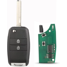 Clé vierge Kia 2 boutons 4D60 433 MHz – télécommande à programmer