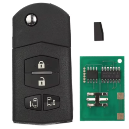 Clé vierge Mazda 4 boutons ID63 4D63 433 MHz – télécommande à programmer