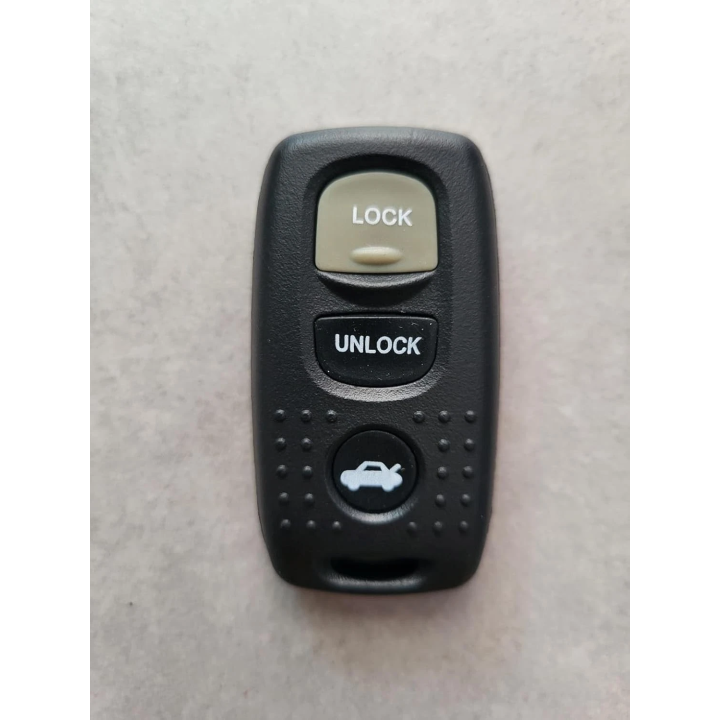 Clé vierge Mazda 3 boutons FSK 433 MHz – télécommande à programmer - face avant
