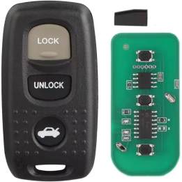 Clé vierge Mazda 3 boutons FSK 433 MHz – télécommande à programmer