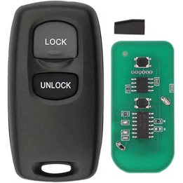 Clé vierge Mazda 2 boutons FSK 433 MHz – télécommande à programmer