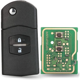 Clé vierge Mazda 2 boutons ID63 80 bits 433 MHz – télécommande à programmer