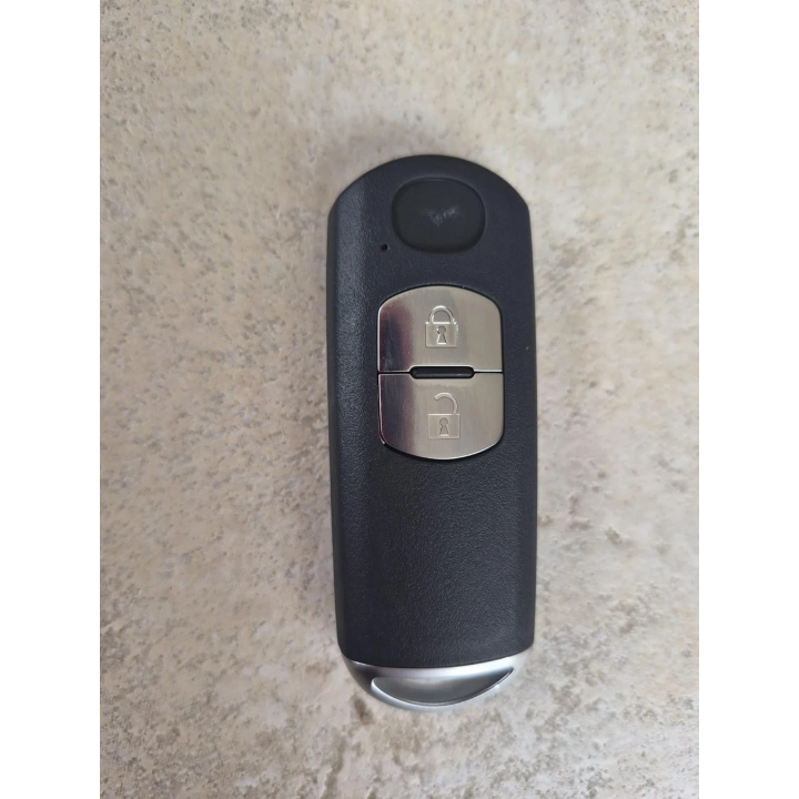 Clé vierge Mazda 2 boutons PCF7953P HITAG ID49 433 MHz – télécommande à programmer - face avant