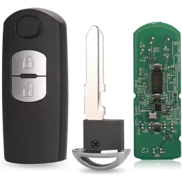 Clé vierge Mazda 2 boutons PCF7953P HITAG ID49 433 MHz – télécommande à programmer