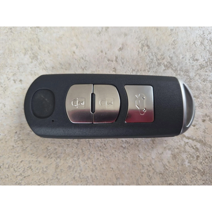 Clé vierge Mazda 3 boutons PCF7953P HITAG ID49 433 MHz – télécommande à programmer - face avant