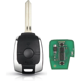 Clé vierge SsangYong – télécommande 2 boutons 433 MHz avec transpondeur 4D60 FSK à programmer