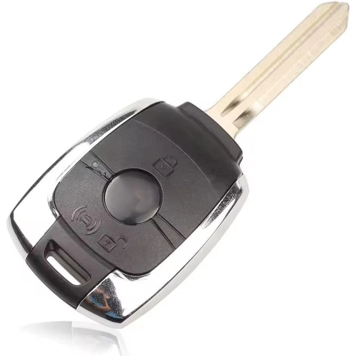 Clé vierge SsangYong – télécommande 2 boutons 433 MHz avec transpondeur 4D60 FSK à programmer - face avant