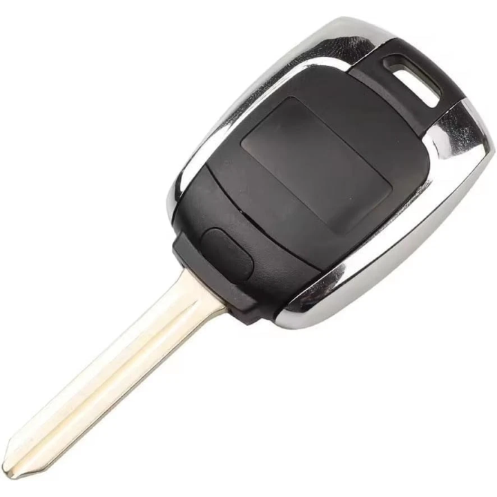 Clé vierge SsangYong – télécommande 2 boutons 433 MHz avec transpondeur 4D60 FSK à programmer - face arrière