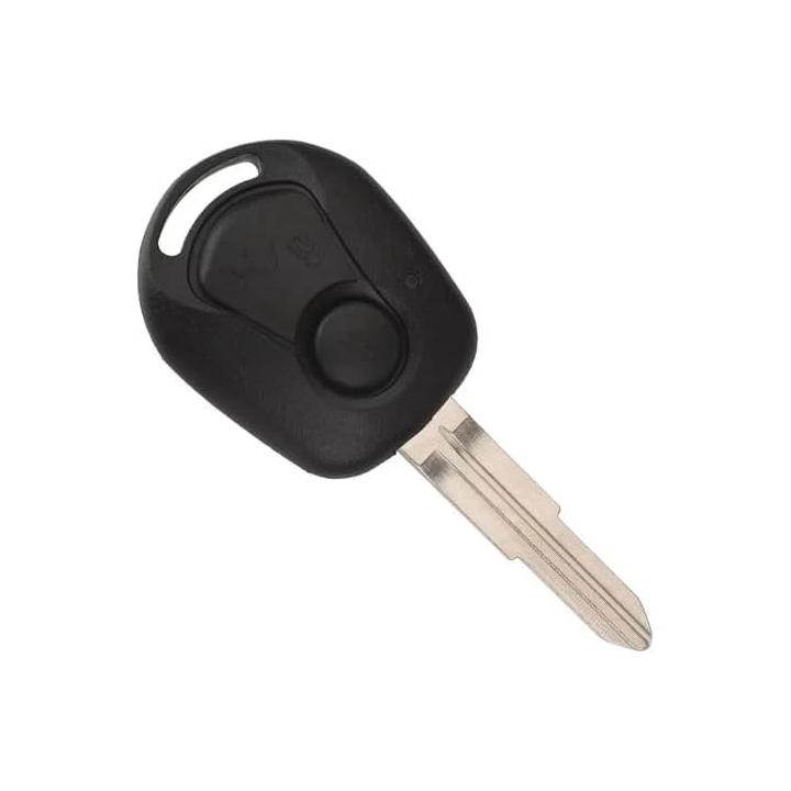 Clé vierge SsangYong 2 boutons 433 MHz avec transpondeur 4D60 – lame SSY3 à programmer - face avant