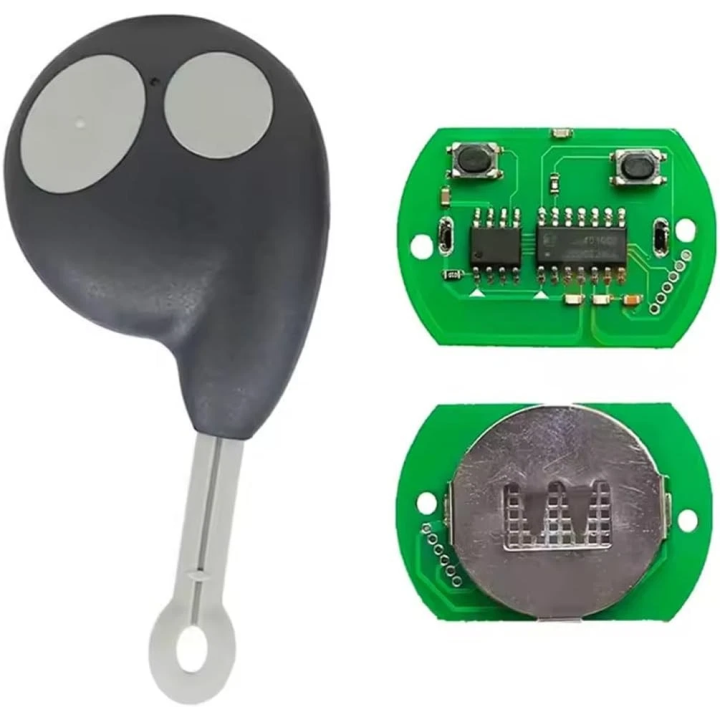 Télécommande Cobra Alarme 2 boutons 433 MHz – clé vierge à programmer