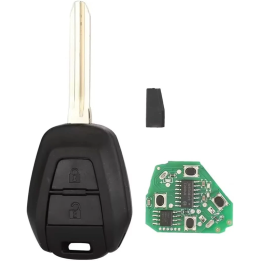 Clé vierge Isuzu 2 boutons 433 MHz avec transpondeur ID46 ASK – lame Toy43 à programmer