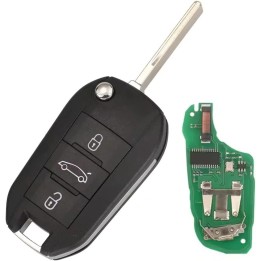 Clé vierge Opel 3 boutons 4A AES 433 MHz – Lame HU83 – télécommande à programmer