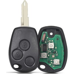 Clé vierge Opel 2 boutons 4A AES PCF7961M 433 MHz – Lame HU179 – télécommande à programmer