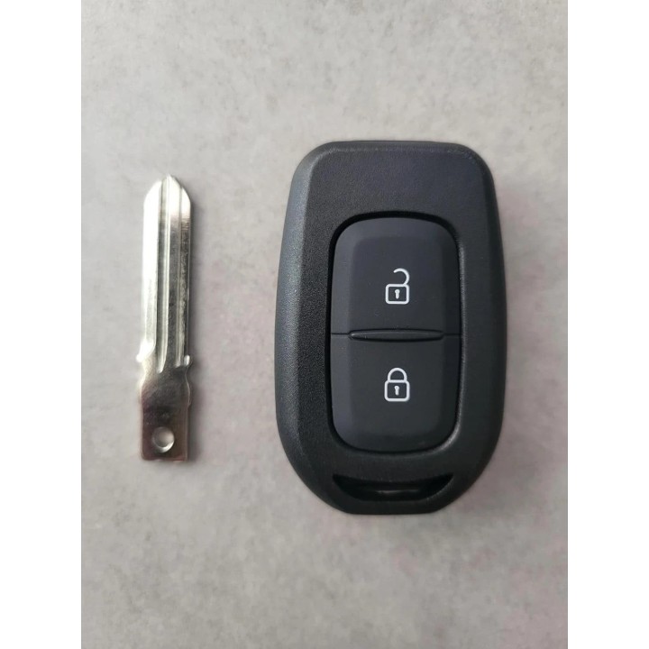 Clé vierge Opel 2 boutons 4A AES PCF7961M 433 MHz – Lame HU179 – télécommande à programmer – face avant