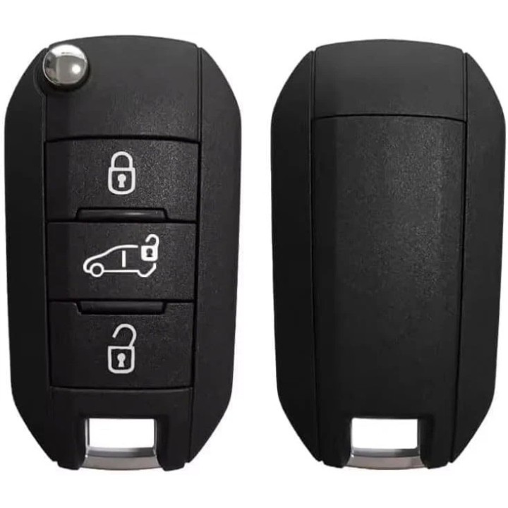 Carte vierge Renault 4 boutons 4A AES PCF7953 433 MHz – télécommande à programmer – face arrière