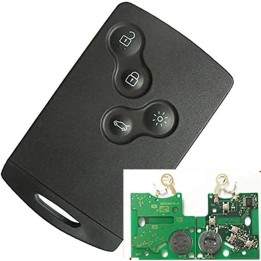 Carte vierge Renault 4 boutons ID46 PCF7952 433 MHz – télécommande à programmer – face avant