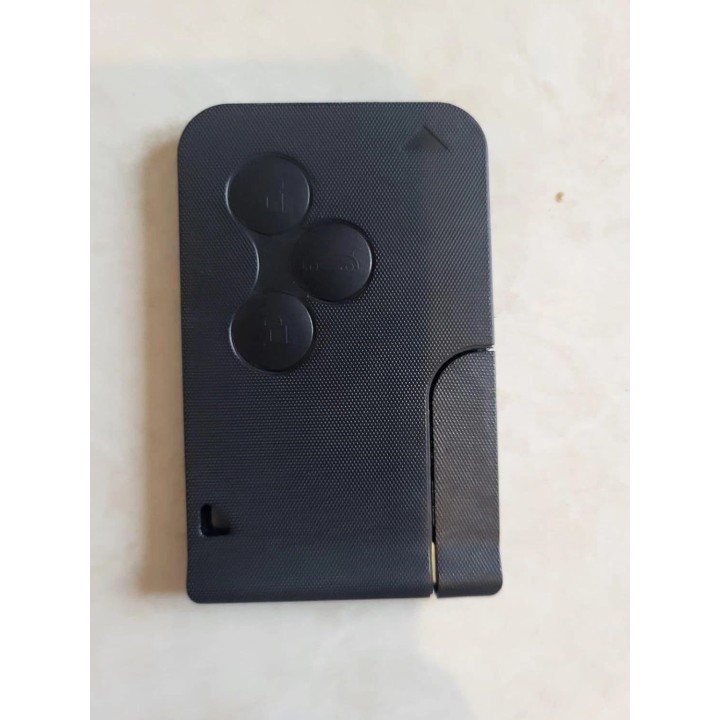 Carte vierge Renault 3 boutons ID46 PCF7947 433 MHz – télécommande à programmer – face avant