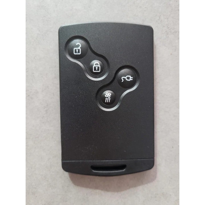 Carte vierge Renault 4 boutons ID46 PCF7952A 433 MHz – télécommande à programmer – face avant