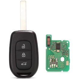 Clé vierge Renault 3 boutons 4A PCF7961M 433 MHz – Lame VA2 – télécommande à programmer