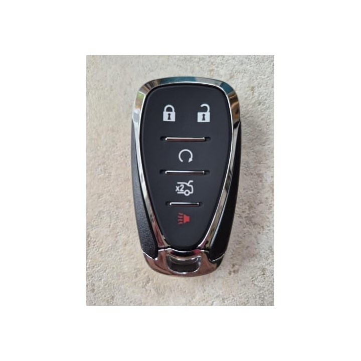 Télécommande Chevrolet 5 boutons HYQ4EA 433 MHz avec transpondeur PCF7937E – à programmer - face avant