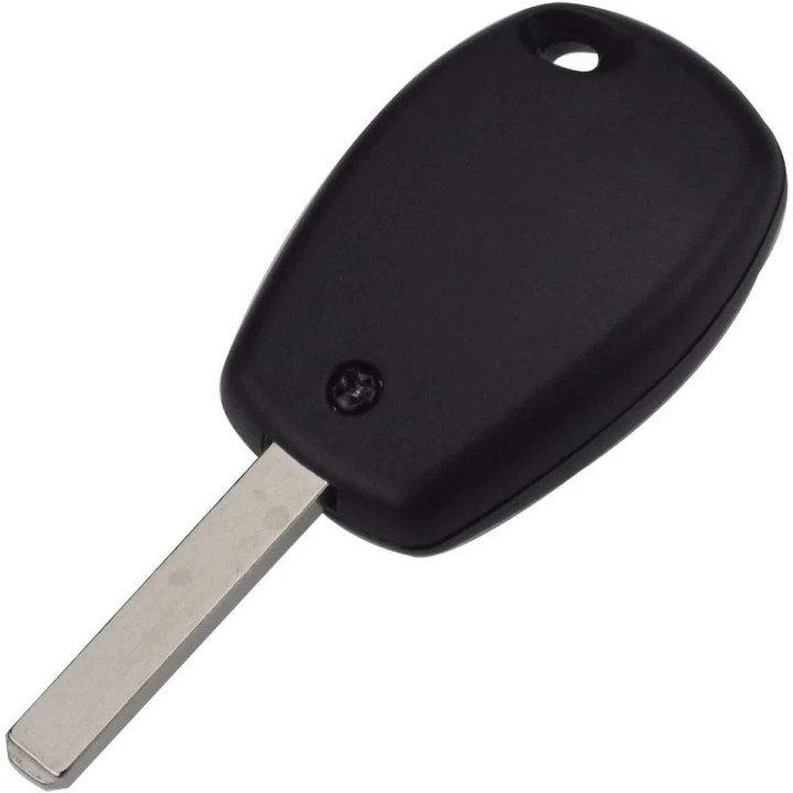 Clé vierge Renault 3 boutons ID46 PCF7947, lame VA2, 433 MHz ASK, à programmer. face arrière