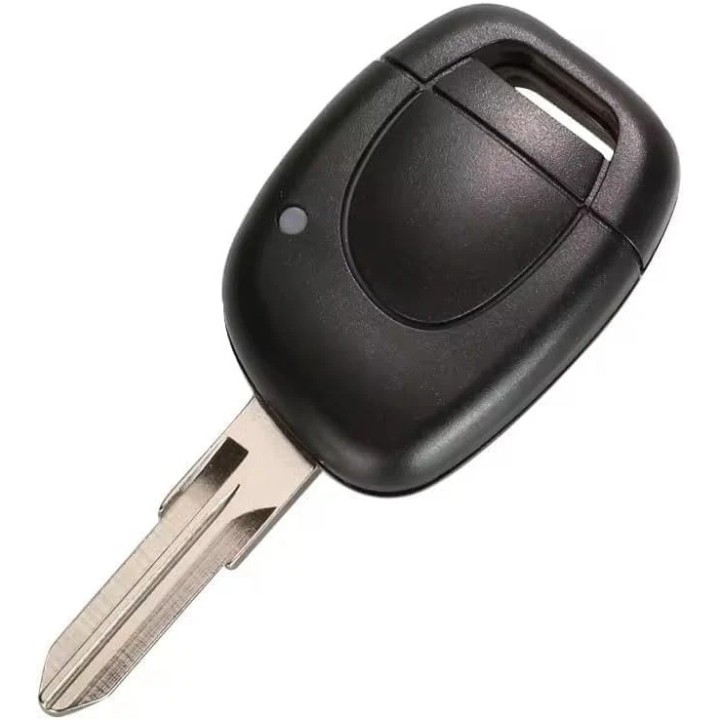 Clé vierge Renault 1 bouton ID46 PCF7946, lame VAC102, 433 MHz, à programmer. face avant