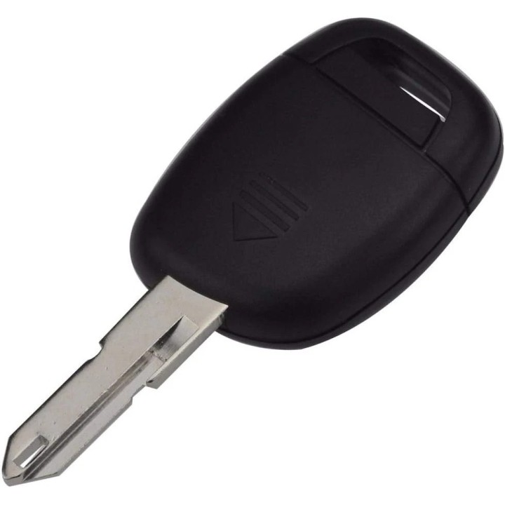 Clé vierge Renault 1 bouton ID46 PCF7946, lame NE73, 433 MHz, à programmer. face arrière