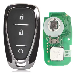 Télécommande Chevrolet 3 boutons HYQ4EA, 433 MHz ASK, transpondeur ID46 PCF7937, lame HU100 – clé vierge à programmer