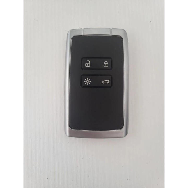 Carte Dacia 4 boutons avec transpondeur 4A AES PCF7953M, 433 MHz, à programmer. face avant