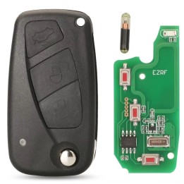 Clé vierge Fiat 3 boutons ID48 BCM Marelli 95160 – 433 MHz, lame SIP22